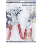 Revolving Punch Pliers and Eyelet Pliers Set | 102 pcs. (75840)