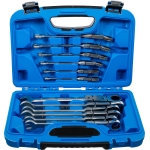Double-Joint Ratchet Combination Wrench Set | adjustable | 8 - 19 mm | 12 pcs. (6180)