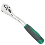 3/8" Dr. Quick-release ratchet curved, L=160mm 72 teeth (CL305602)
