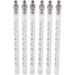 Replacement Tubes with Adaptor | for BGS 8101 | 6 pcs. (8101-1)
