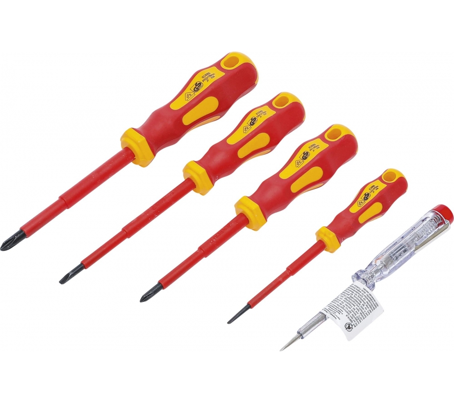 VDE Electrician Screwdriver Set | Slot SL / cross slot | 5 pcs. (35815)