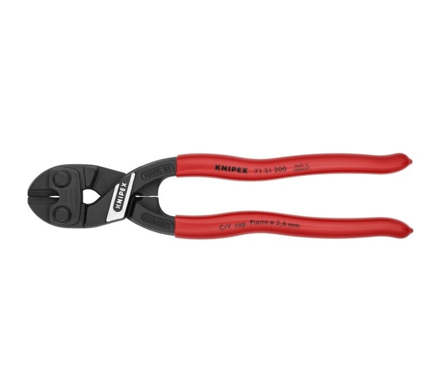Vielos kirpimo žirklės 200mm KNIPEX CoBolt (7131200)